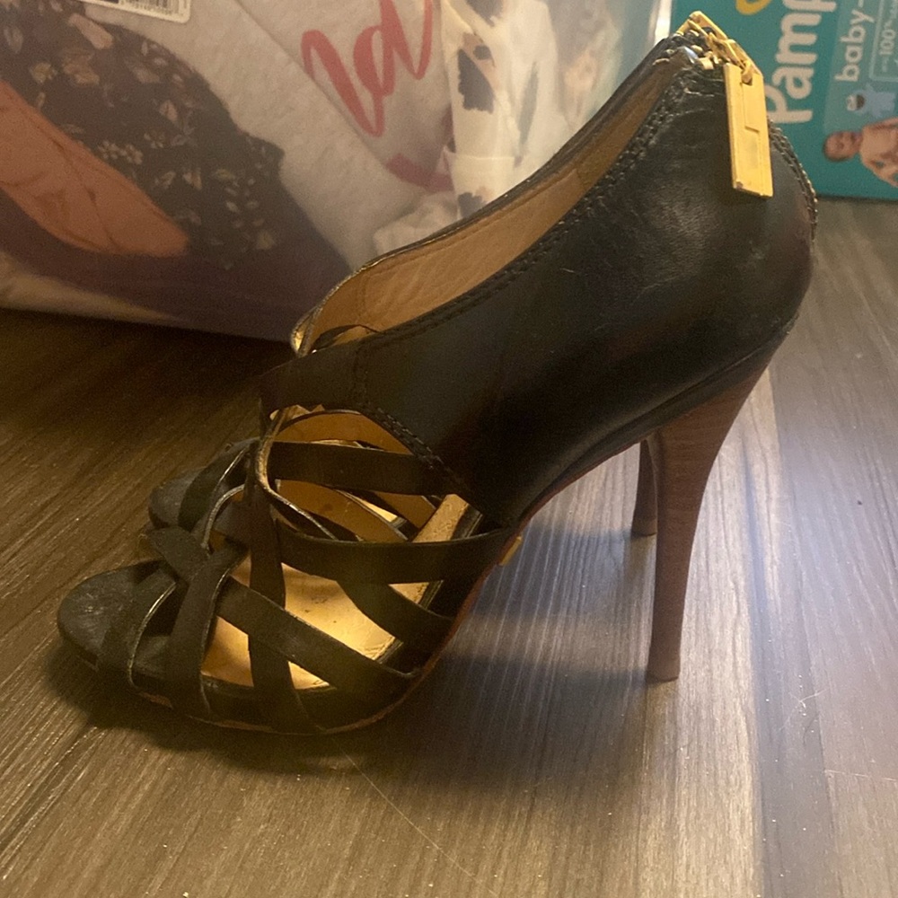 Lamb black heels size 6